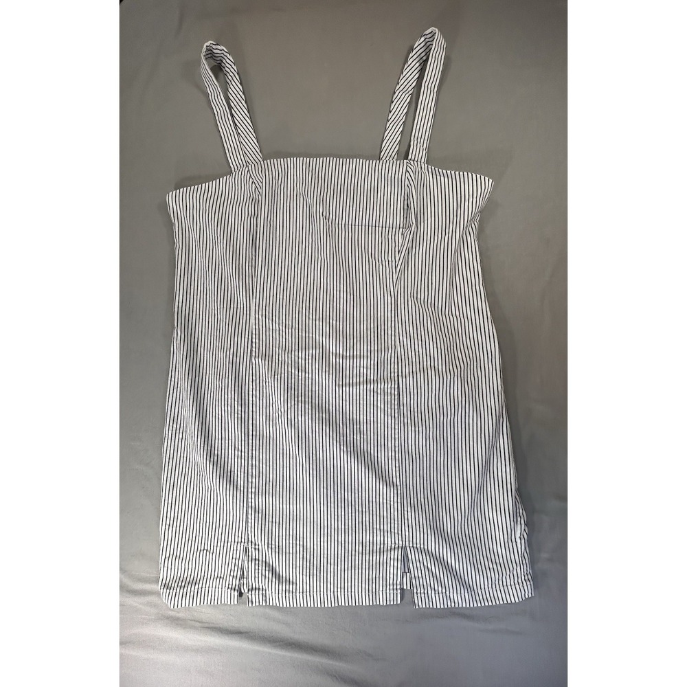 Forever 21 Women's 3X Striped Navy and White Sleeveless‎ Summer Dress
